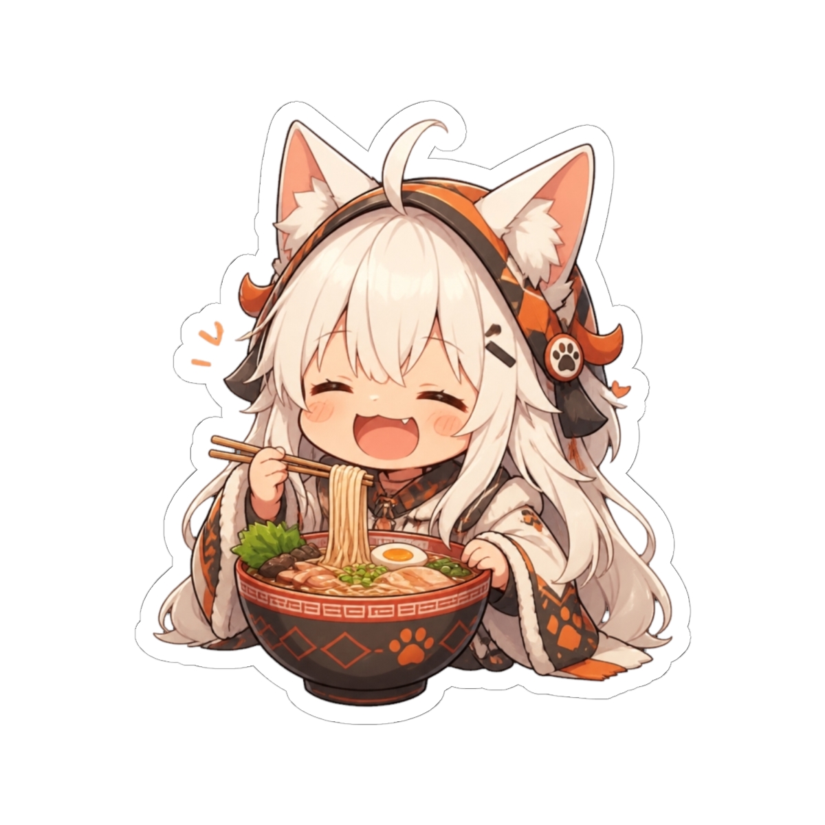 Nanachi Made In Abyss Kawaii Ramen Chibi Cozy Noodles - alternate angle 1, merchandise
